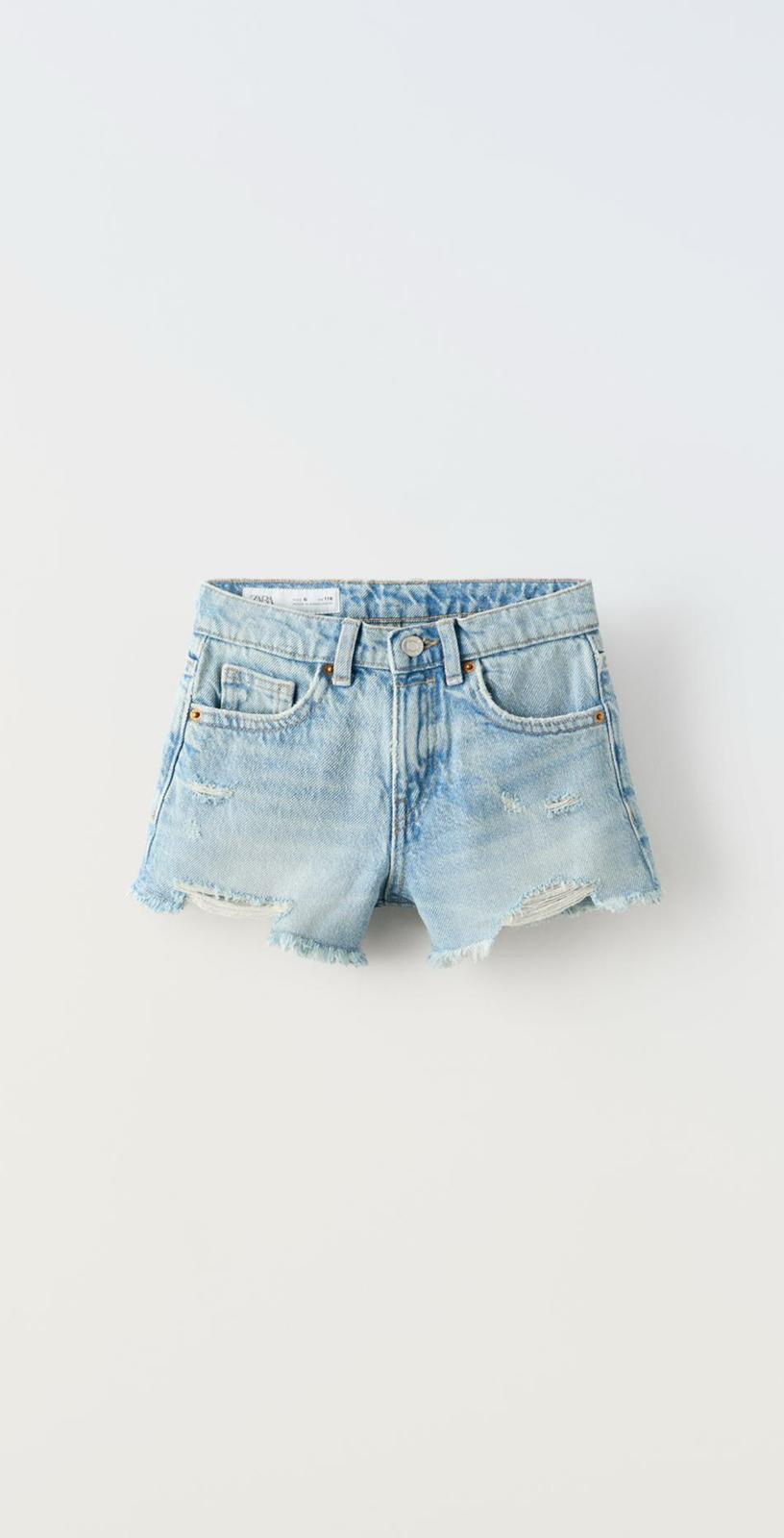 Denim Bermuda Şort